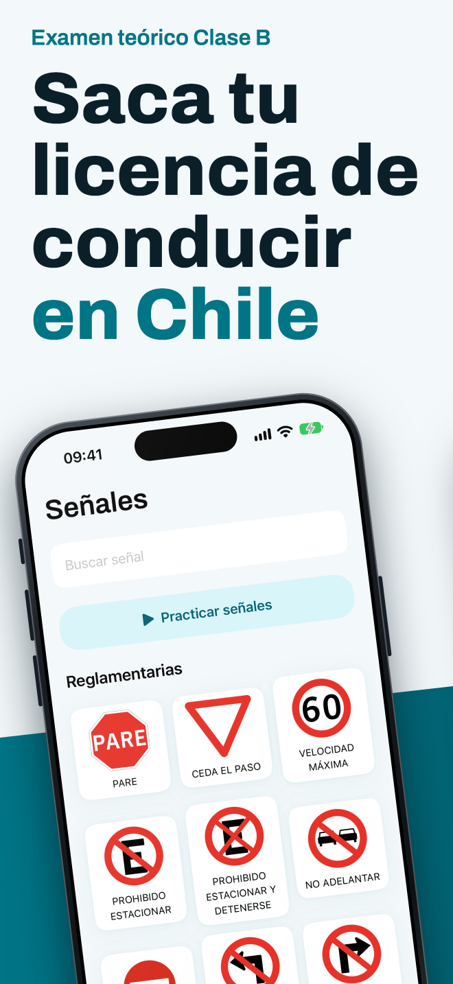 Pantalla de señales de tránsito de Volante